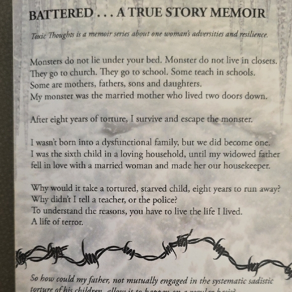 Battered: The Monster Among Us Book - Picture 3 of 4